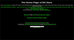 Desktop Screenshot of dcdave.com